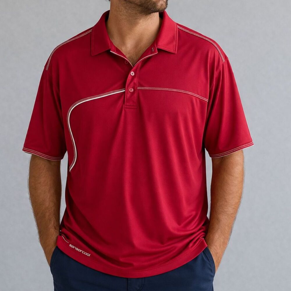PING Performance Polo XXL Red Sensorcool Golf Shirt Athletic